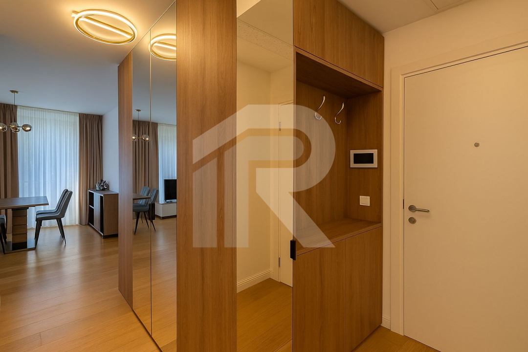 Apartament 3 camere de închiriat – Greenfield Residence, Băneasa – vedere către 