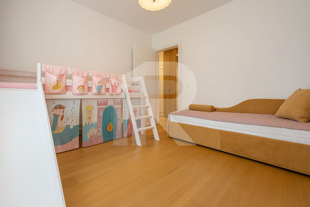 Apartament 3 camere de închiriat – Greenfield Residence, Băneasa – vedere către 