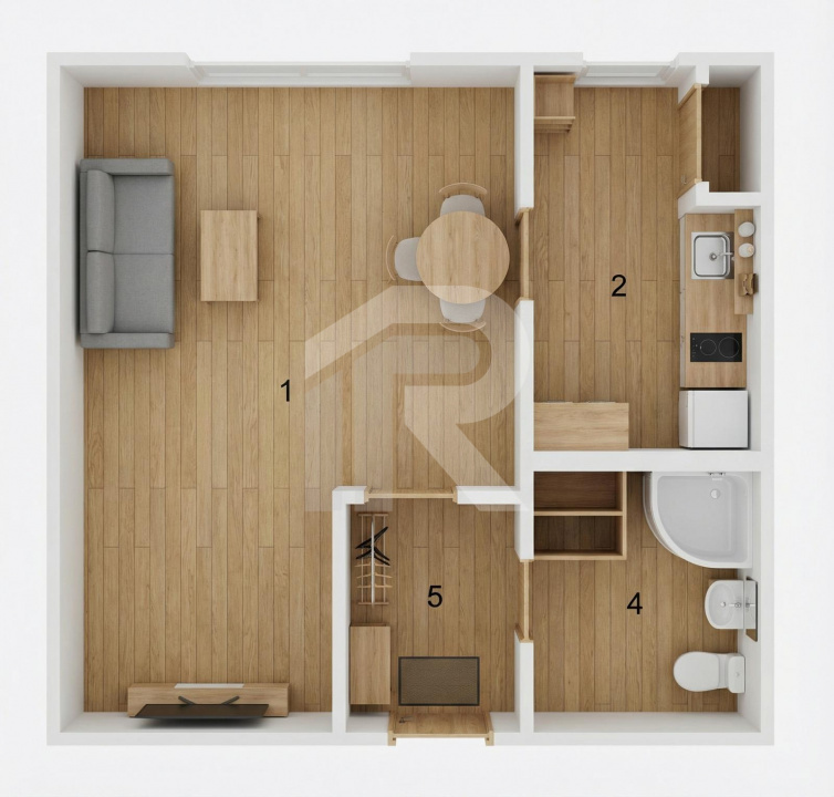 DE VANZARE Garsonieră  Teiul Doamnei nr. 108 - Ideal investiție 