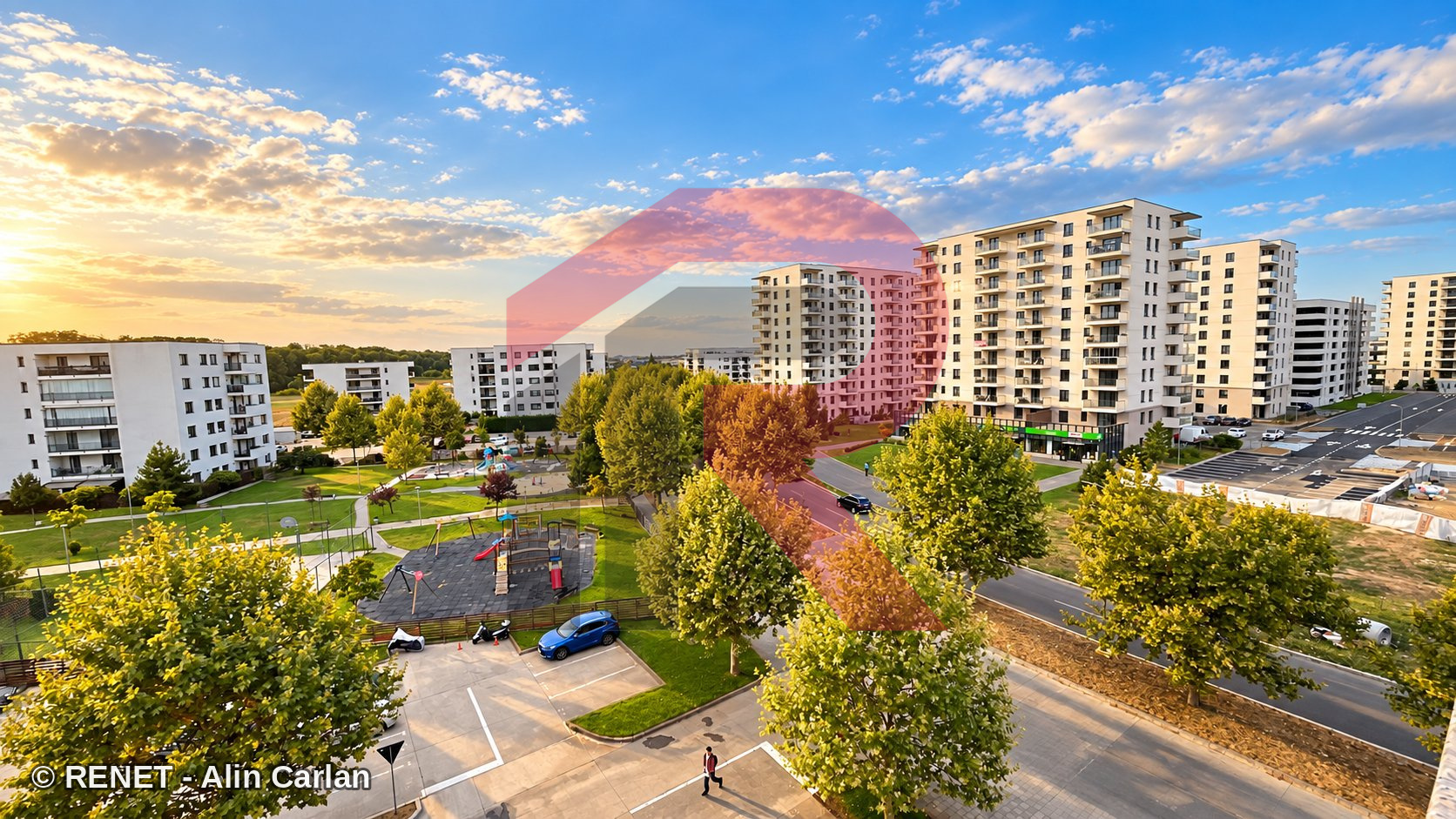 Apartament 2 camere cu vedere spre parc și loc de parcare inclus Greenfield Băneasa